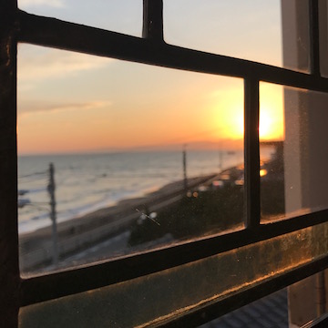 七里ヶ浜夕景