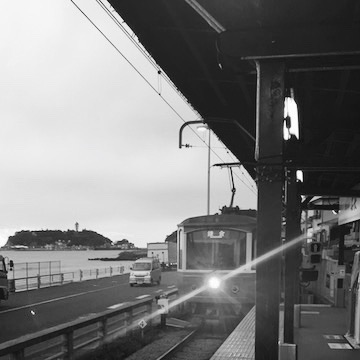 江ノ電、鎌倉高校前駅