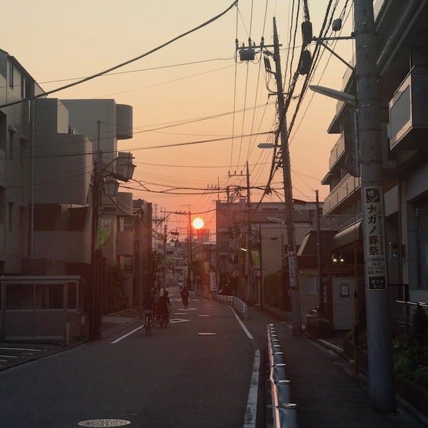 沈む夕陽