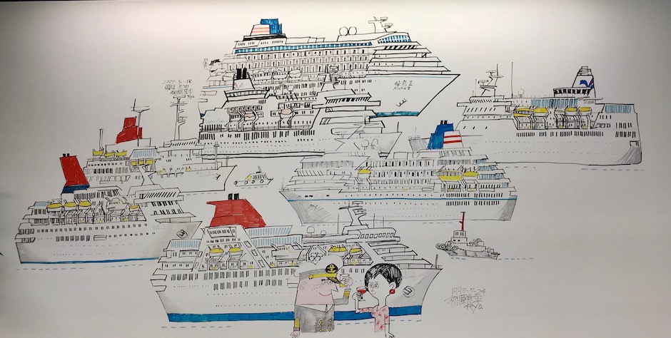 柳原良平の描いた日本の客船