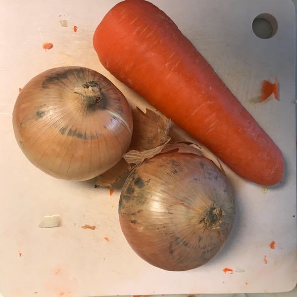 玉ねぎとにんじん