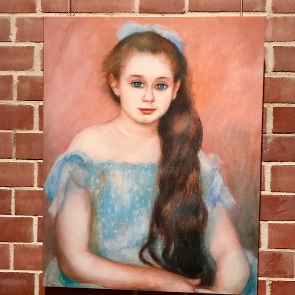 ルノワール、シュザンヌ・アダン嬢の肖像