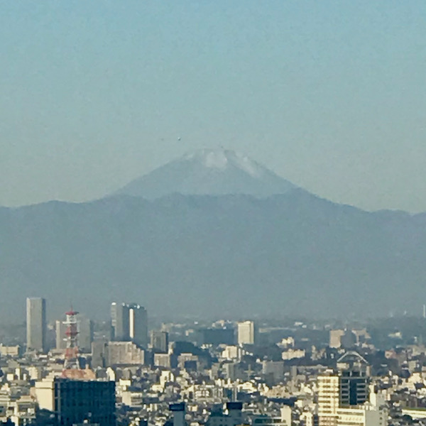 会社から見えた富士山