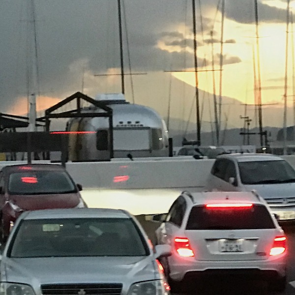 富士山の稜線