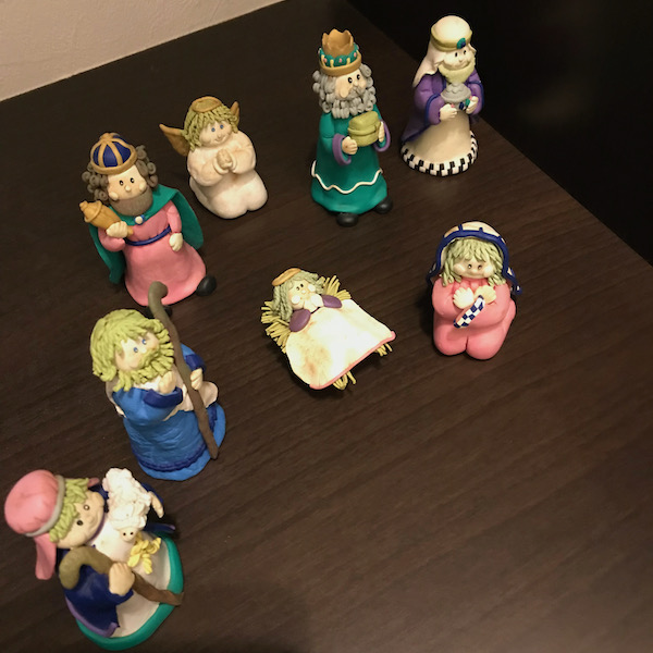 聖誕劇の人形