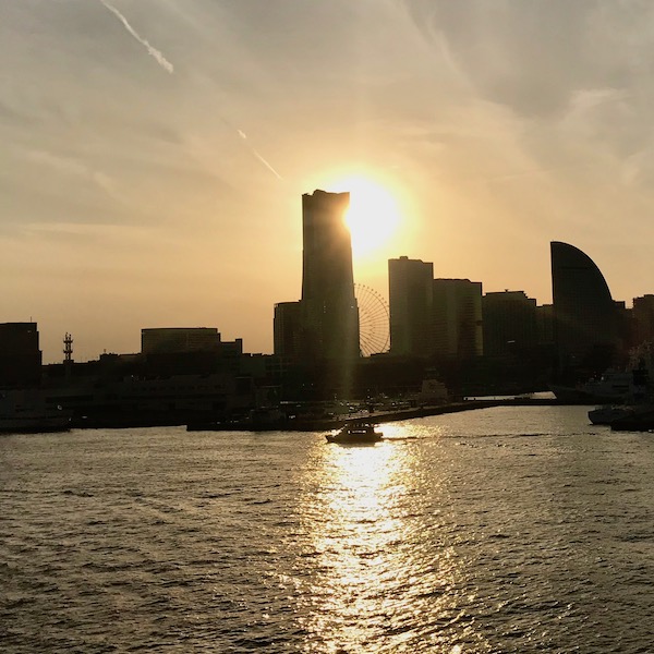 みなとみらい夕景