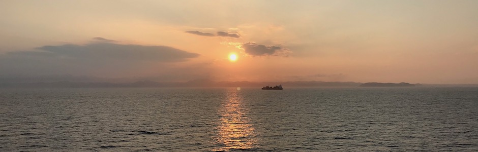 葉山夕景