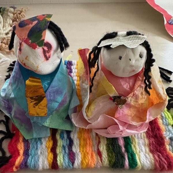 手作りのひな人形