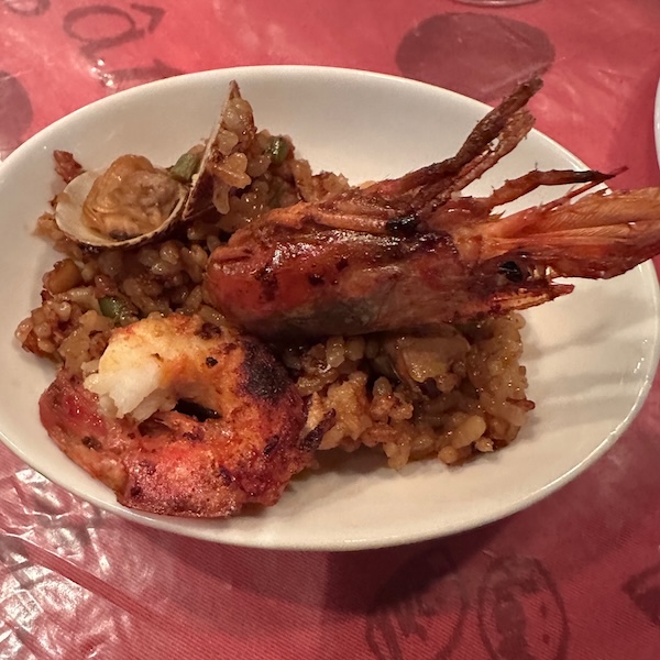 魚介のパエリア