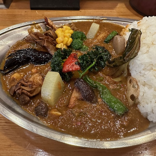 野菜とシーフードのカレー