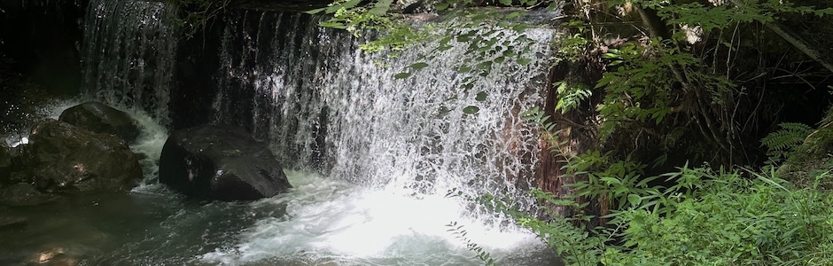 奥湯河原の渓谷