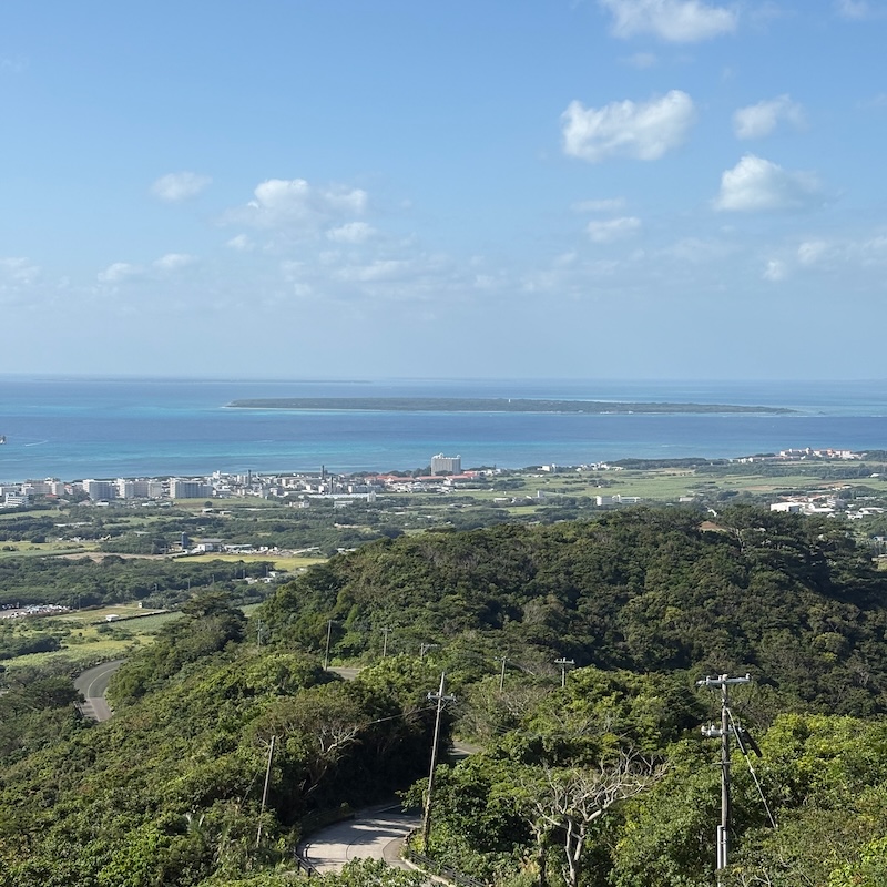 展望台から見える竹富島