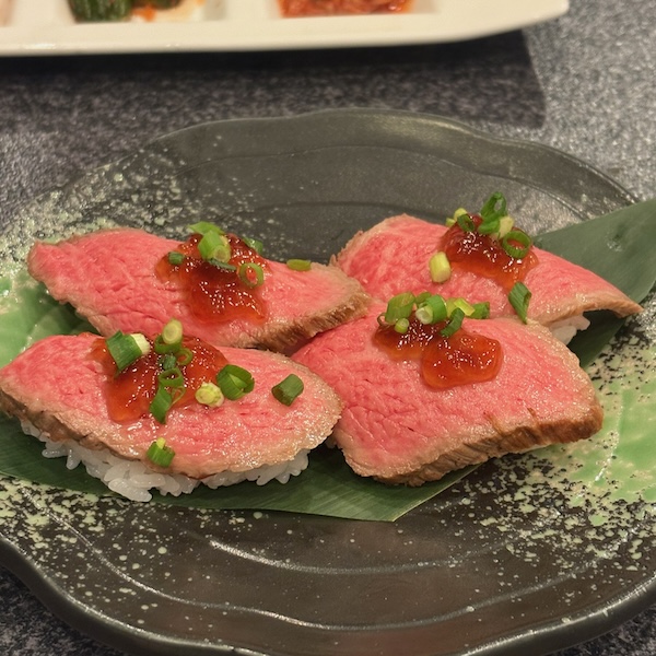 ローストビーフの握り寿司