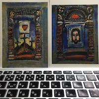 ルオー作品の絵葉書