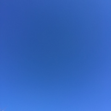 雲ひとつない青空