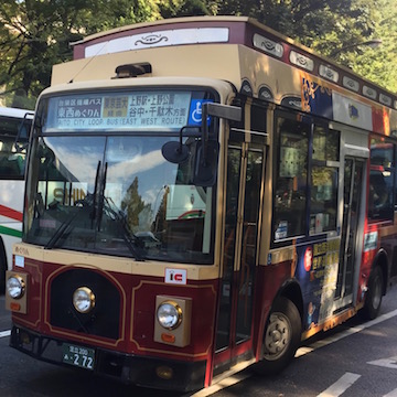 台東区の循環バス、めぐりん
