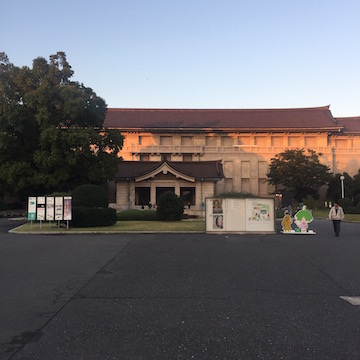 トーハク 夕景