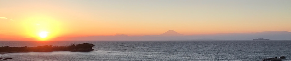 逗子 長者ヶ崎夕照