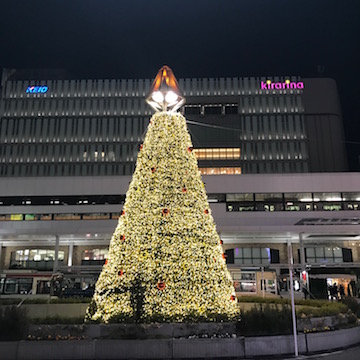 吉祥寺駅前の電飾
