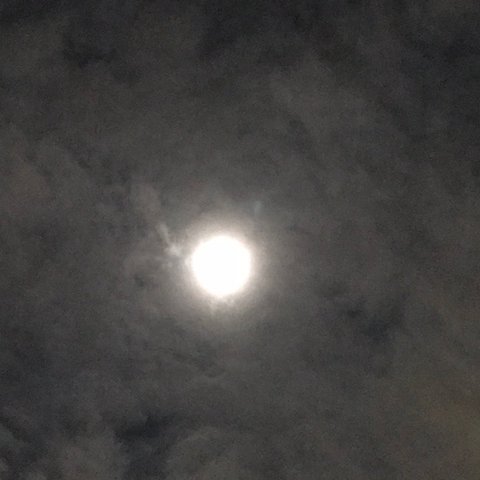 中秋の名月、前夜