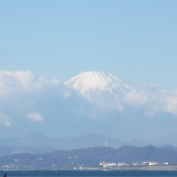 大橋から見る富士山