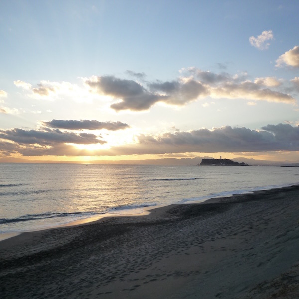 江ノ島夕照