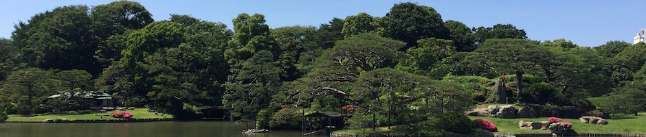 六義園 中の島
