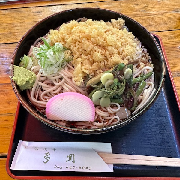 冷やしたぬきそば 中盛り