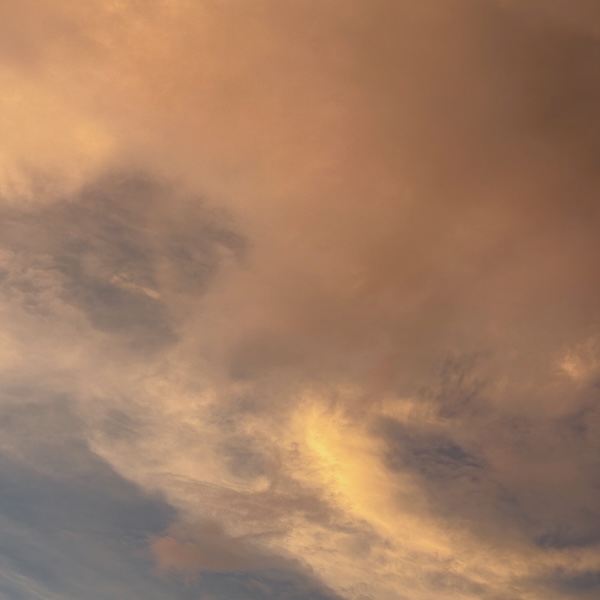 朝焼けの空