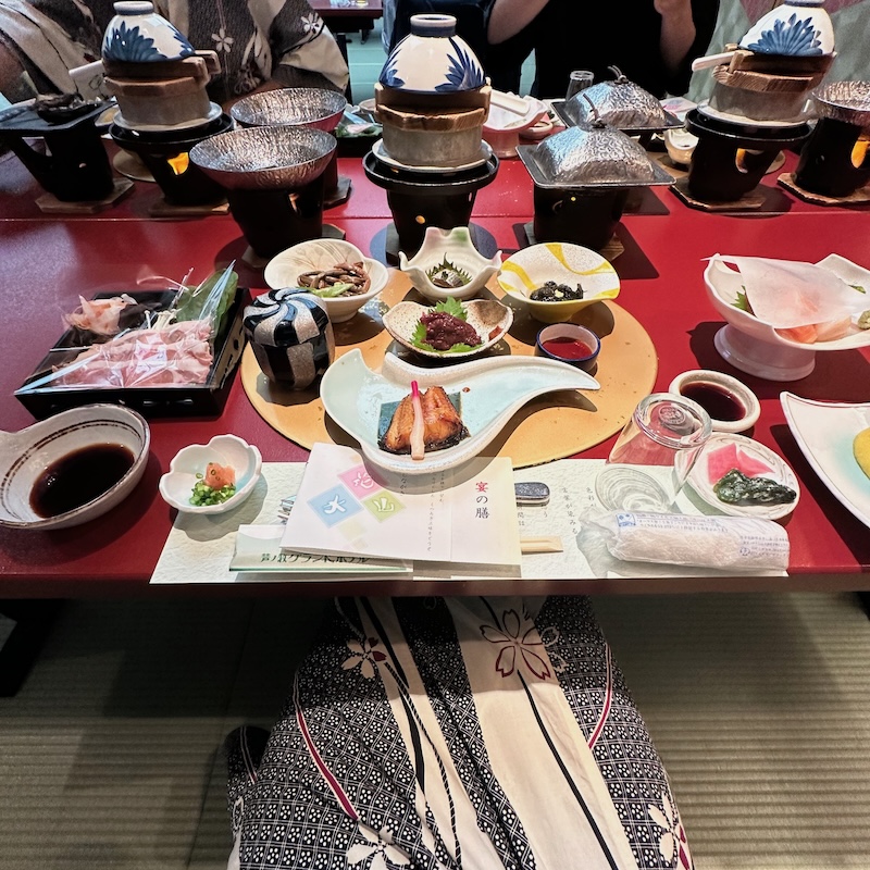 旅館の夕食