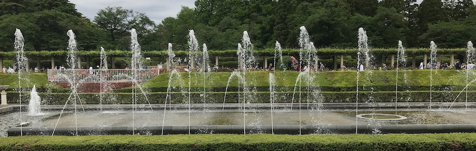 神代植物公園の噴水