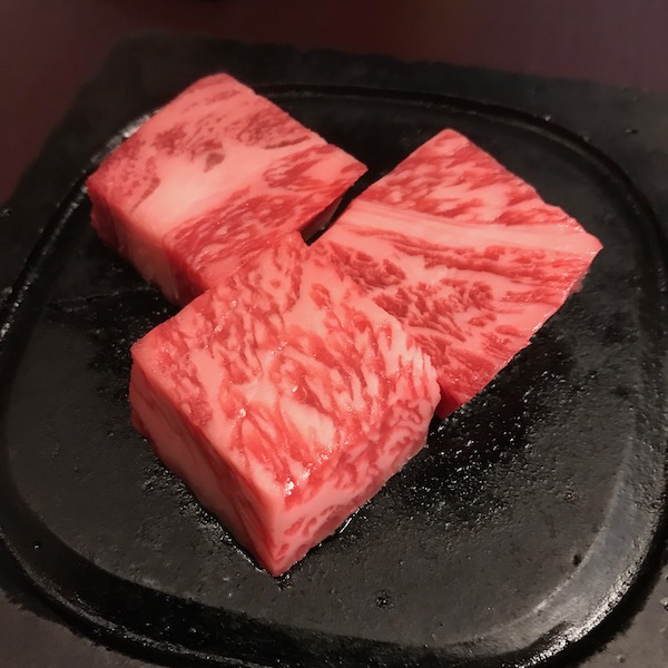 和牛の陶板焼き